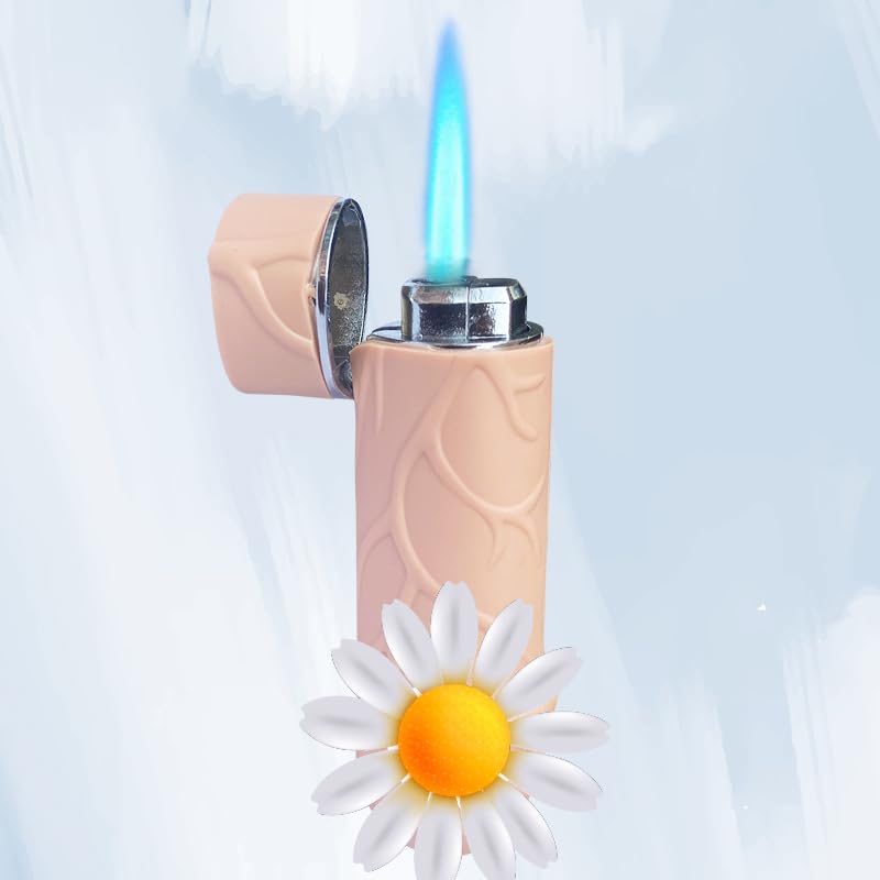 Photo 1 of JYRAXFFT Brown Butane Torch Lighter,Jet Flame Cool Windproof Lighters,Jet Torch Adjustable,Refillable Butane Lighter,Kitchen BBQ Candles