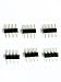 2PCS Black 4 Pin LED Strip Connector - 2 Way Splitter Y Splitter for One to Two RGB 5050 3528 LED Light Strips - 29.5cm/11.6inch Long