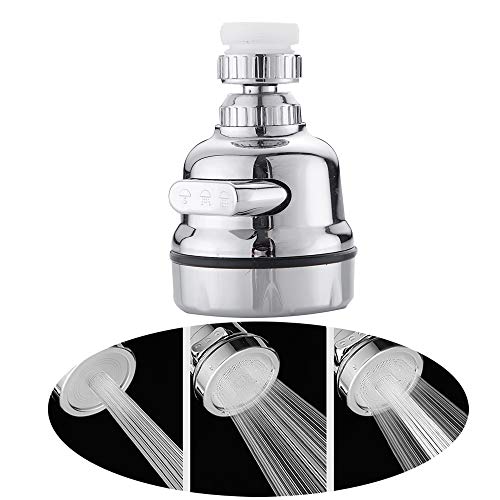 image for ONESWI Kitchen Sink Aerator, 360-Degree Swivel Faucet Aerator, Water S