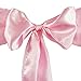 Efavormart 25pcs Pink SATIN Chair Sashes Tie Bows Catering Wedding Party Decorations 6 x106