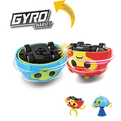 image for FREE TO FLY Novelty Spinning Tops Gyro Cars -Kids Battling Tops Spinni