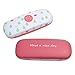 Beautyflier Pack of 2 Fruit Print Hard Shell Frame Glasses Case Eyeglasses Storage Box Reading Glasses Protector Container (Apple & Peach)