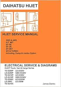 Daihatsu Hijet English Electrical Service Manual S200P S210P S320V