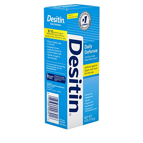 DESITIN Rapid Relief Zinc Oxide Diaper Rash Cream 4 oz