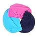 Honbay 3PCS Solid Color Swim Cap Swimming Cap Swimming Hat for Kids and Adult(not for Long Hair)