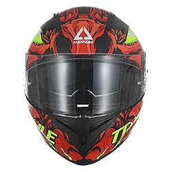 TRIANGLE Dual Visor Full Face Motorcycle Bike