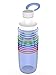 Zak Designs 1503-R590 HydraTrak Water Bottles, 32oz, Periwinkle-Rainbow 32