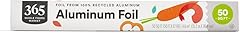 365 by Whole Foods Market, Aluminum Foil, 100 % Recycled, 50 Sq Ft
