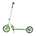Goplus Folding Kick Scooter for Teen Deluxe Aluminum 2 Big PU Wheels Glider Adjustable Height w/ Kickstand Christmas Gift for Kids, 220lbs Capacity