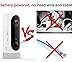 Battery Powered Security Camera, Wireless and Wire-Free, Home Security Camera with Night Vision & PIR Alarm for Baby/Pet Monitor