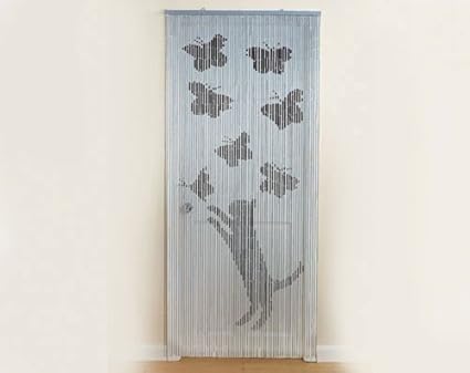Rideau De Porte En Bambou Motif Chat Amazon Fr Cuisine Maison