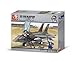 Lightahead DIY Building Blocks Set Airforce Airplane and Mini Figures Construction Kit Toy Set for Kids, 142 Piece