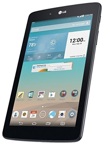 LG G Pad V410 16GB 7-Inch WiFi + 4G LTE Unlocked GSM Tablet – Dark Gray (Renewed)