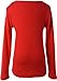 Ipuang Big Girls' Heart-shaped Long Sleeve T-Shirt 10 Red