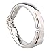 WDTZ TSHIRT Sexxx C-óck Ring Adult Sexvc-Tóys Metal C-óck Ring Glans Ring Adjustable Size Magnetic Sheath Compound Male Circumcision Ring V Type Pê-nis Ring Sexvc-Tóys for Men,Silver,M 26 to 29