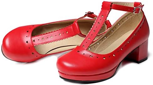 red vintage shoes