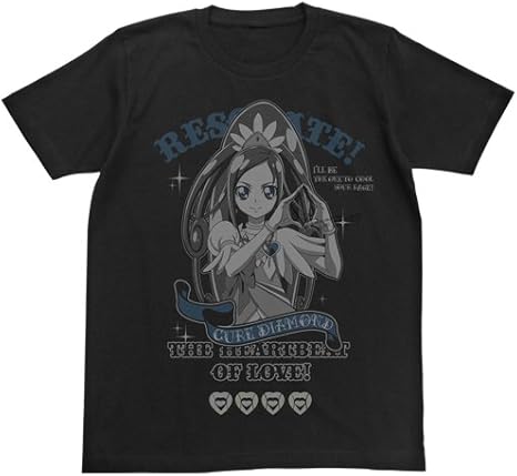Amazon Co Jp ドキドキ プリキュア キュアダイヤモンドtシャツ ブラック サイズ M ホビー 通販