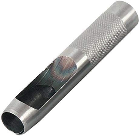 Trimming Shop 25mm Steel Hollow Punch Leather Hole Puncher for Piercing Holes in Leather Paper, Plastic, Rubber, and Vinyl