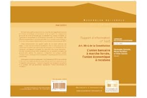 Rapport d'information sur les progrès de l'union bancaire et de l'intégration économique au sein de l'Union économique et mon