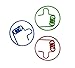 Baumgartens 24320 Fun Shapes Thumb Shaped Paper Clip, 5