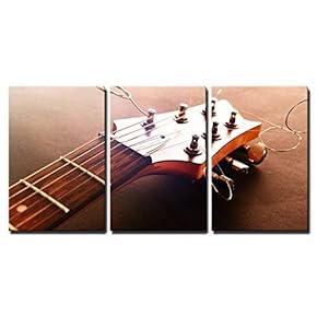 Electric Guitar Close Up x3 Panels