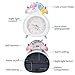 KOROTUS COLLECTION Unicorn Alarm Clock for Girls, Christmas Gifts for Kids and Teen Loud Bell and Button Night Light for Heavy Sleepers (White)