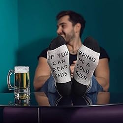 Funny Beer Socks + Gift Box - If You Can Read This