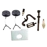 HIPA Oil / Fuel Cap Line Hose Air Filter Spark Plug For STIHL 017 018 MS170 MS180 Chainsaw
