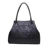 Fashion Road Womens PU Leather Large Capacity Top-handle Tote Handbags