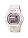 Casio Women's BLX103-7 Baby-G White Resin G-Lide Digital Mirror Dial Sport Watch