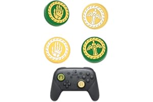 NANANINO Switch Pro Controller Thumb Grip Caps, Switch Pro Controller Zelda Thumb Grips, Switch Pro Controller Accessories