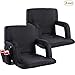 Sportneer Stadium Seat for Bleachers, Portable Seats Chairs with Backs and Padded Cushion