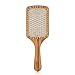 Bamboo Hair Brush Set By JUNE Care - 1 Natural Boar Bristle Hair Brush and 1 Detangler Wooden Paddle Hair Brush with Grass Tree Wood Pins