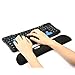 Keyboard Wrist Rest Pad OXOQO Non-Slip Rubber Base Soft Wrist Cushion Pad Support for Computer PC Laptop, Black