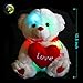 BSTAOFY 10.5'' LED Teddy Bear Light up Stuffed Animal Glow Soft Plush Toy with Colorful Nightlights Ideal Gifts for Toddler Kids Valentines Mother's Day Christmas