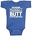 Threadrock Baby That Awkward Moment When Mom Sniffs Your Butt Infant Bodysuit 6M Royal Blue