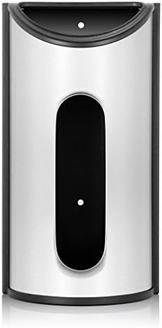 ATECKING Wall Mount Bag Saver, Holders & Dispensers ,Stainless Steel Fingerprint-Proof, Easy-access Openings for Plastic Grocery Bags Storage & Organization