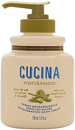 Cucina Sea Salt and Amalfi Lemon 5.0 oz Regenerating Hand Cream