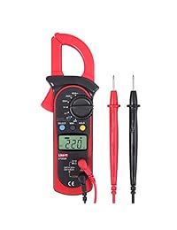 Proster   Medidor de abrazadera LCD de rango automático TRMS NCV AC DC corriente de voltios Ohm comprobador de continuidad de la capacidad de resistencia diodo de frecuencia Hz prueba