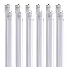 (Pack of 12) Barrina T8 T10 T12 LED Light Tube, 8ft, 44W (100W Equivalent), 6500K, 4500 Lumens, Frosted Cover, Dual-Ended Power, Fluorescent Light Bulbs Replacement primary