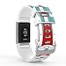MoKo Fitbit Charge 2 Band, MoKo Soft Silicone Adjustable Replacement Sport Strap Band for 2016 Fitbit Charge 2 HR Heart Rate + Fitness Wristband, Wrist Length 5.70