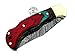 Multi Colour Wood 6.5'' 100% Handmade Damascus Steel Folding Pocket Knife 100% Prime Quality