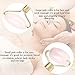Jade Roller for Face, Pink Guasha Tool for Face 2 in 1 Face Massager Set