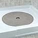 SlipX Solutions Tan Round Shower Stall Mat Provides Coverage & Reliable Slip-Resistance (23 Inch Diameter, 160 Suction Cups, Great Drainage)