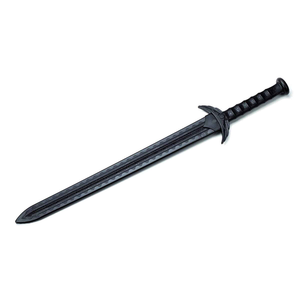 Martial Arts Black Polypropylene Plastic Medieval Training Sword - V2