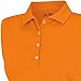 adidas Golf Women's Puremotion Solid Sleeveless Polo Shirt, Bright Orange, Small