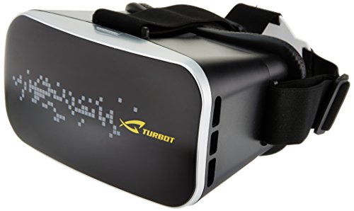 Turbot 3D VR Virtual Reality Headsets Glasses Box with Adjustable Head Straps For 3D Movies Games