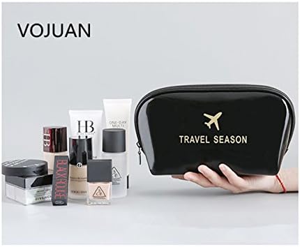 2 Pack Travel Cosmetic Bag Portable Toiletry Pouch PU Lazy Makeup Toiletry Bag Handy Organizer Multifunctional Storage Waterproof Travel Bag