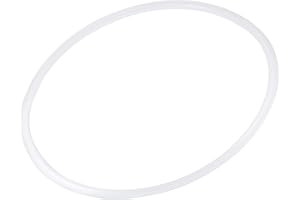MECCANIXITY Silicone Rubber Gasket Industrial Flange O-Ring 217mm OD, for 8 Inch Clamp White