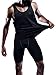 NELEUS Men's 3 Pack Dry Fit Muscle Tank Workout Gym Shirt,5031,Black,Navy,Grey,L,EU XL